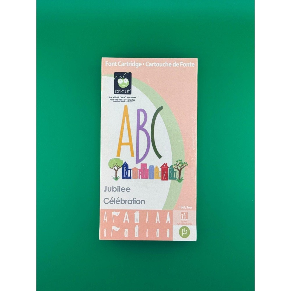 Cricut Font Cartridge ~ JUBILEE ~ 29-0706 ~ Used